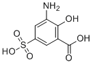 3-Amino-5-sulfosalicylic acid molecular structure (CAS 6201-86-1)