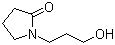 structure of CAS# 62012-15-1, 1-(3-Hydroxy-1-propyl)-2-pyrrolidone;1-(3-Hydroxypropyl)-2-pyrrolidineone; 1-(3-Hydroxypropyl)-2-pyrrolidinone; 1-(3-Hydroxypropyl)-2-pyrrolidone; 3-(2-Oxopyrrolidin-1-yl)propanol