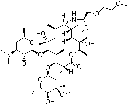 Dirithromycin molecular structure (CAS 62013-04-1)