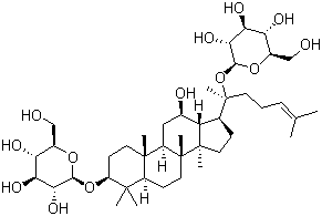 人参皂苷 F2分子结构 (CAS 62025-49-4)