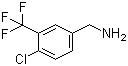 4-氯-3-(三氟甲基)苄胺分子结构 (CAS 62039-92-3)