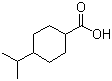 异丙基环己基甲酸分子结构 (CAS 62067-45-2)