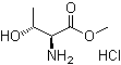 Threonine methyl ester hydrochloride molecular structure (CAS 62076-66-8)