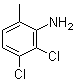 2,3-二氯-6-甲基苯胺分子结构 (CAS 62077-27-4)