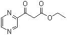 beta-Oxo-2-pyrazinepropanoic acid ethyl ester molecular structure (CAS 62124-77-0)