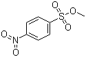Methyl 4-nitrobenzenesulfonate molecular structure (CAS 6214-20-6)