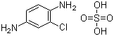 structure of CAS# 6219-71-2, 2-Chlorobenzene-1,4-diammonium sulphate;2-Chloro-1,4-benzenediamine sulfate