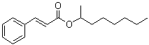 3-苯基-2-丙烯酸 1-甲基庚基酯分子结构 (CAS 622-01-5)