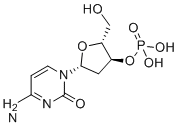 structure of CAS# 6220-63-9, 2'-Deoxycytidine-3'-monophosphate;Desoxy-CMP;Deoxy-ribo-cytidylic acid