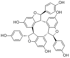 alpha-Viniferin molecular structure (CAS 62218-13-7)