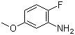 2-Fluoro-5-methoxyaniline molecular structure (CAS 62257-15-2)