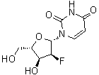 1-(2-Deoxy-2-fluoro-beta-L-ribofuranosyl)-2,4(1H,3H)-pyrimidinedione molecular structure (CAS 622785-69-7)