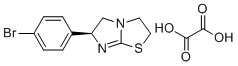 structure of CAS# 62284-79-1, (-)-p-Bromotetramisole oxalate;(6S)-6-(4-bromophenyl)-2,3,5,6-tetrahydroimidazo[2,1-b][1,3]thiazole oxalic acid