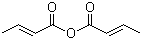 Crotonic anhydride molecular structure (CAS 623-68-7)