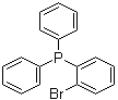 2-(二苯基膦基)溴苯分子结构 (CAS 62336-24-7)