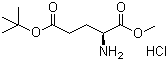 structure of CAS# 6234-01-1, L-Glutamic acid 5-tert-butyl 1-methyl ester hydrochloride;5-tert-Butyl 1-methyl L-glutamate hydrochloride