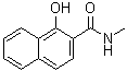 1-Hydroxy-N-methyl-2-naphthalenecarboxamide molecular structure (CAS 62353-81-5)