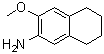 5,6,7,8-Tetrahydro-3-methoxy-2-naphthalenamine molecular structure (CAS 6240-83-1)