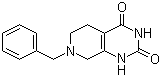 structure of CAS# 62459-02-3, 7-Benzyl-5,6,7,8-tetrahydropyrido[3,4-d]pyrimidine-2,4(1H,3H)-dione