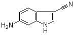 6-Amino-1H-indole-3-carbonitrile molecular structure (CAS 625115-91-5)