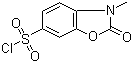 3-甲基-2-氧代-2,3-二氢-1,3-苯并噁唑-6-磺酰氯分子结构 (CAS 62522-63-8)