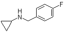 Cyclopropyl(4-fluorobenzyl)amine molecular structure (CAS 625437-46-9)