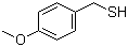 structure of CAS# 6258-60-2, 4-Methoxybenzylmercaptan
