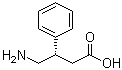 (S)-4-氨基-3-苯基丁酸分子结构 (CAS 62596-63-8)