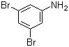 3,5-二溴苯胺分子结构 (CAS 626-40-4)