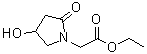 Ethyl 4-hydroxy-2-oxo-1-pyrrolidineacetate molecular structure (CAS 62613-81-4)