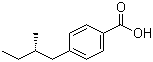 4-[(2S)-2-Methylbutyl]benzoic acid molecular structure (CAS 62614-46-4)
