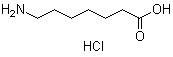 7-Aminoheptanoic acid hydrochloride molecular structure (CAS 62643-56-5)