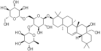 柴胡皂苷 F分子结构 (CAS 62687-63-2)