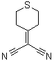(Tetrahydro-4H-thiopyran-4-ylidene)propanedinitrile molecular structure (CAS 62702-80-1)