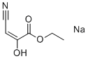 Sodium (1Z)-1-cyano-3-ethoxy-3-oxo-1-propen-2-olate molecular structure (CAS 627076-29-3)