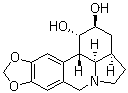 structure of CAS# 6271-21-2, Dihydrolycorine;(1S,2S,3aR,12bS,12cR)-2,3,3a,4,5,7,12b,12c-Octahydro-1H-[1,3]dioxolo[4,5-j]pyrrolo[3,2,1-de]phenanthridine-1,2-diol