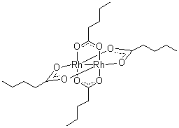Tetrakis(pentanoato)dirhodium molecular structure (CAS 62728-88-5)