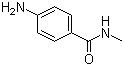 4-氨基-N-甲基苯甲酰胺分子结构 (CAS 6274-22-2)