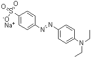Ethyl orange sodium salt molecular structure (CAS 62758-12-7)