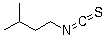 structure of CAS# 628-03-5, Isothiocyanic acid isopentyl ester;1-Isothiocyanato-3-methylbutane; 3-Methylbutyl isothiocyanate; Isoamyl isothiocyanate; Isopentyl isothiocyanate