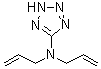 N,N-二-2-丙烯-1-基-2H-四唑-5-胺分子结构 (CAS 6280-33-7)