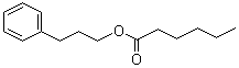 己酸 3-苯基丙酯分子结构 (CAS 6281-40-9)