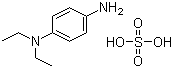 N,N-Diethyl-p-phenylenediamine sulfate molecular structure (CAS 6283-63-2)