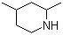 structure of CAS# 6287-19-0, 2,4-Dimethylpiperidine;cis-2,4-Dimethylpiperidine; 2,4-Lupetidine