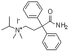 (3-Carbamoyl-3,3-diphenylpropyl)isopropyldimethylammonium iodide molecular structure (CAS 6287-69-0)