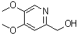 4,5-Dimethoxy-2-pyridinemethanol molecular structure (CAS 62885-49-8)