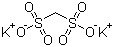 甲烷二磺酸二钾盐分子结构 (CAS 6291-65-2)