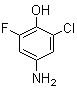 4-Amino-2-chloro-6-fluorophenol molecular structure (CAS 62918-76-7)