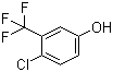 4-Chloro-3-(trifluoromethyl)phenol molecular structure (CAS 6294-93-5)