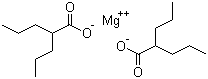 Magnesium valproate molecular structure (CAS 62959-43-7)